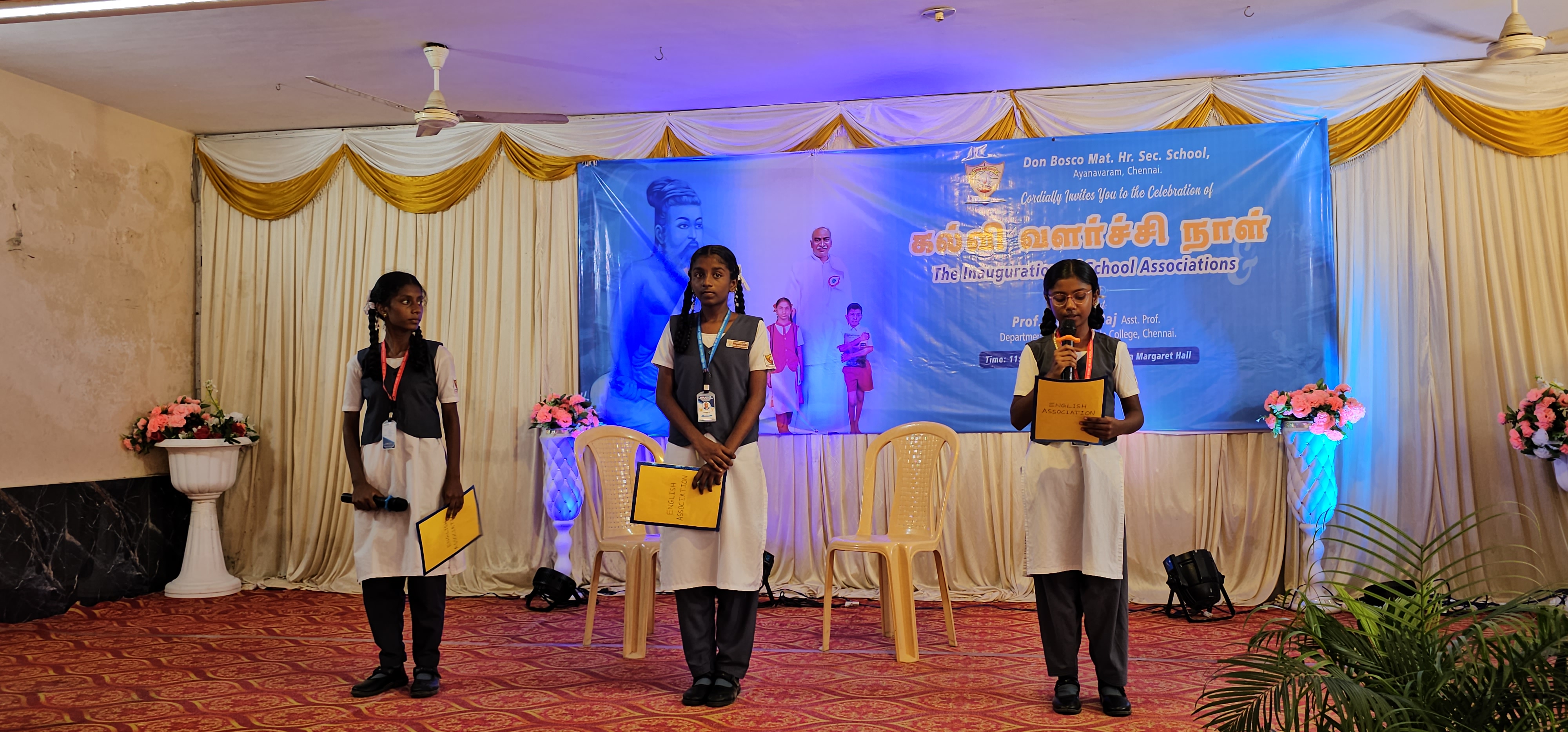 KALVI VLARCHI NAAL AND INAGURATION OF ASSOCIATIONS