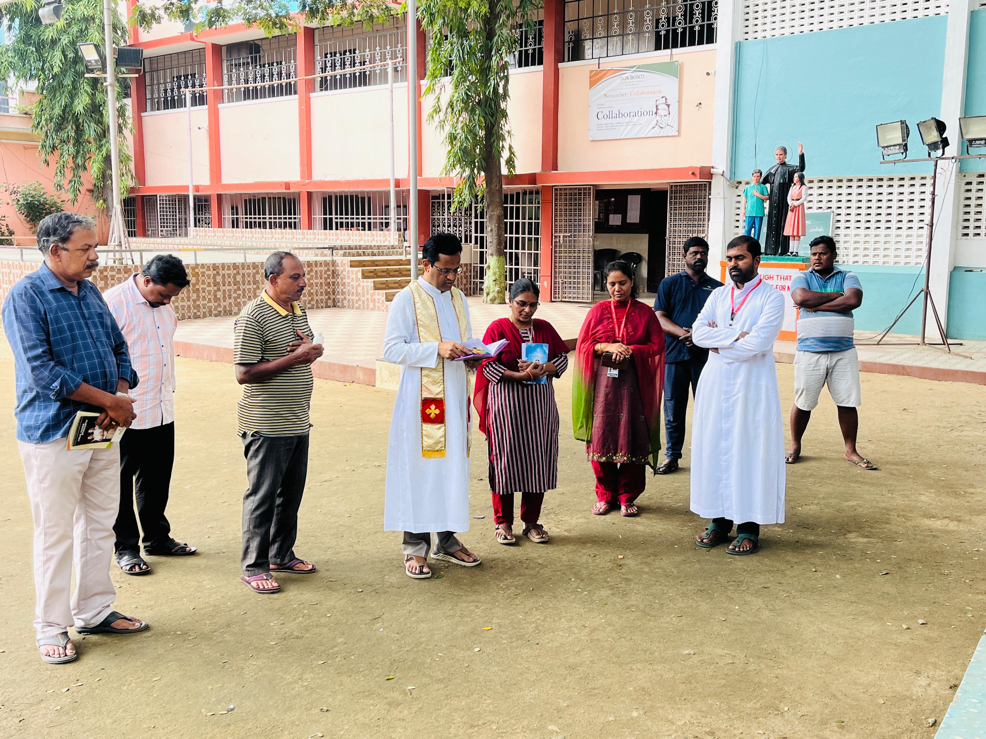 Prayer & blessing to begin the shed 