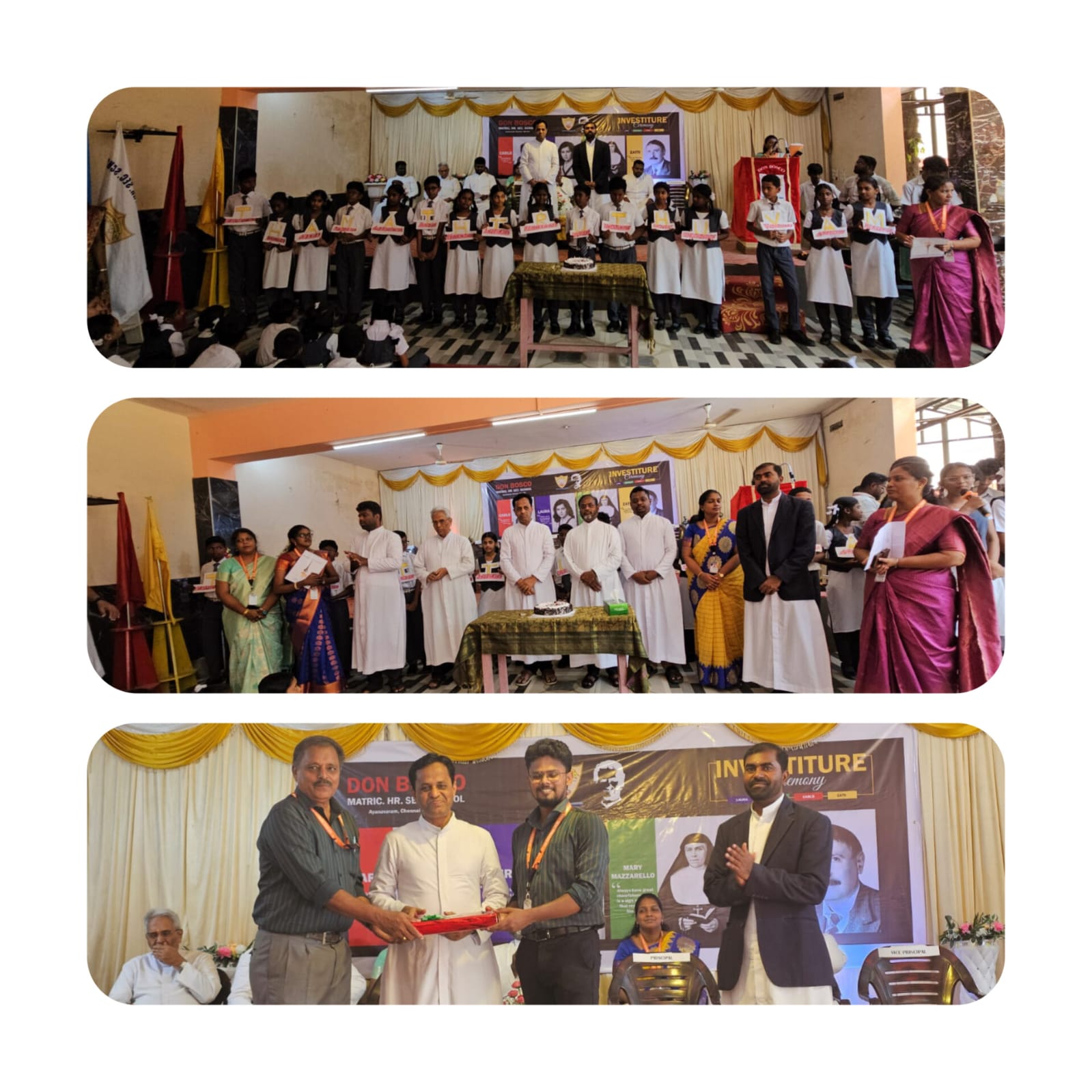 Birthday celebration for Rev. Fr. Rector and Correspondent 